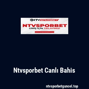 Ntvsporbet Canlı Bahis