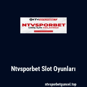 Ntvsporbet Slot Oyunları